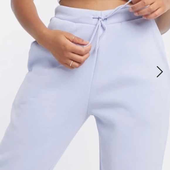 Oversized Pastel Periwinkle Sweatpants from ASOS - Picture 3 of 7